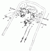 Toro 26621B - Lawnmower, 1991 (1000001-1999999) Pièces détachées TRACTION CONTROL ASSEMBLY