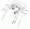 Toro 26621B - Lawnmower, 1992 (2000001-2999999) Ersatzteile TRACTION CONTROL ASSEMBLY