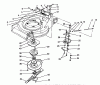 Toro 26622 - Lawnmower, 1989 (9000001-9999999) Ersatzteile BLADE BRAKE CLUTCH ASSEMBLY