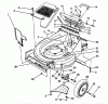 Toro 26622 - Lawnmower, 1989 (9000001-9999999) Ersatzteile HOUSING ASSEMBLY (UNIT SERIAL NO. 9000101 THRU 9002425 AND 9010534 & UP)