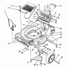 Toro 26622 - Lawnmower, 1989 (9000001-9999999) Ersatzteile HOUSING ASSEMBLY (UNIT SERIAL NO. 9002426 THRU 9010533)