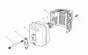 Toro 26622 - Lawnmower, 1990 (0000001-0003100) Pièces détachées MUFFLER ASSEMBLY (ENGINE MODEL NO. VMJ8)