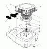 Toro 26622 - Lawnmower, 1990 (0000001-0003100) Pièces détachées RECOIL ASSEMBLY (ENGINE MODEL NO. VMJ8)