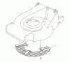 Toro 26622 - Lawnmower, 1990 (0003101-0999999) Ersatzteile LEAF SHREDDER MODEL NO. 59180