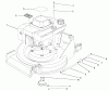 Toro 26622 - Lawnmower, 1991 (1000001-1999999) Ersatzteile ENGINE ASSEMBLY