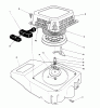 Toro 26623 - Lawnmower, 1991 (0000001-0999999) Ersatzteile RECOIL ASSEMBLY (ENGINE MODEL NO. VML0-2)