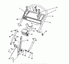 Toro 26624 - Lawnmower, 1990 (0000001-0001101) Ersatzteile HANDLE ASSEMBLY