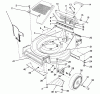 Toro 26625BG - Lawnmower, 1991 (1000001-1999999) Ersatzteile HOUSING ASSEMBLY