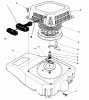 Toro 26625B - Lawnmower, 1991 (1000001-1999999) Ersatzteile RECOIL ASSEMBLY (ENGINE NO. VML0-5)