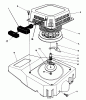 Toro 26625C - Lawnmower, 1989 (9000001-9999999) Ersatzteile RECOIL ASSEMBLY (ENGINE NO. VMJ8)