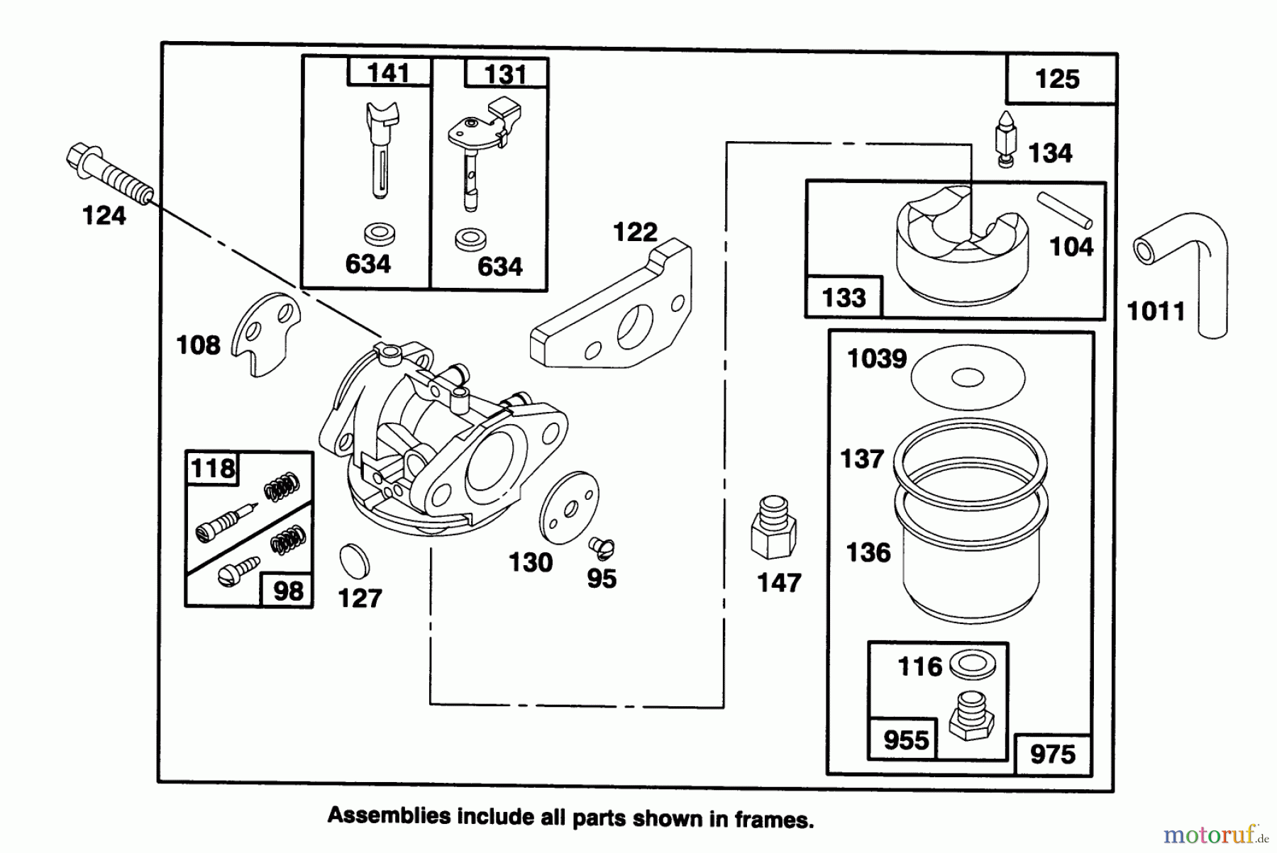 Toro Neu Mowers, Walk-Behind Seite 2 26630B - Toro Lawnmower, 1994 (4900001-4999999) ENGINE GTS 150 #3