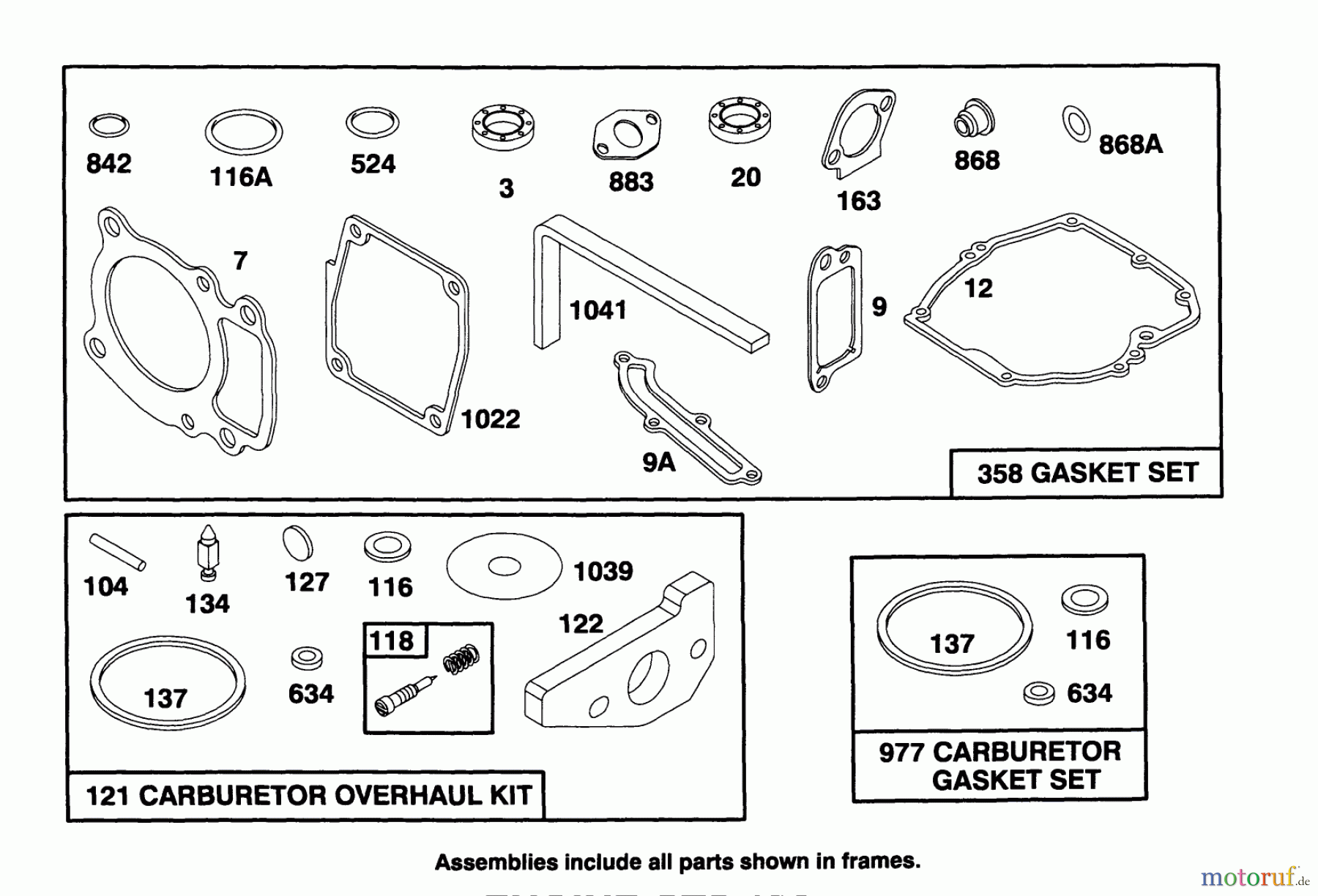 Toro Neu Mowers, Walk-Behind Seite 2 26630B - Toro Lawnmower, 1994 (4900001-4999999) ENGINE GTS 150 #8