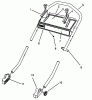 Toro 26631B - Lawnmower, 1993 (3900001-3999999) Ersatzteile HANDLE ASSEMBLY