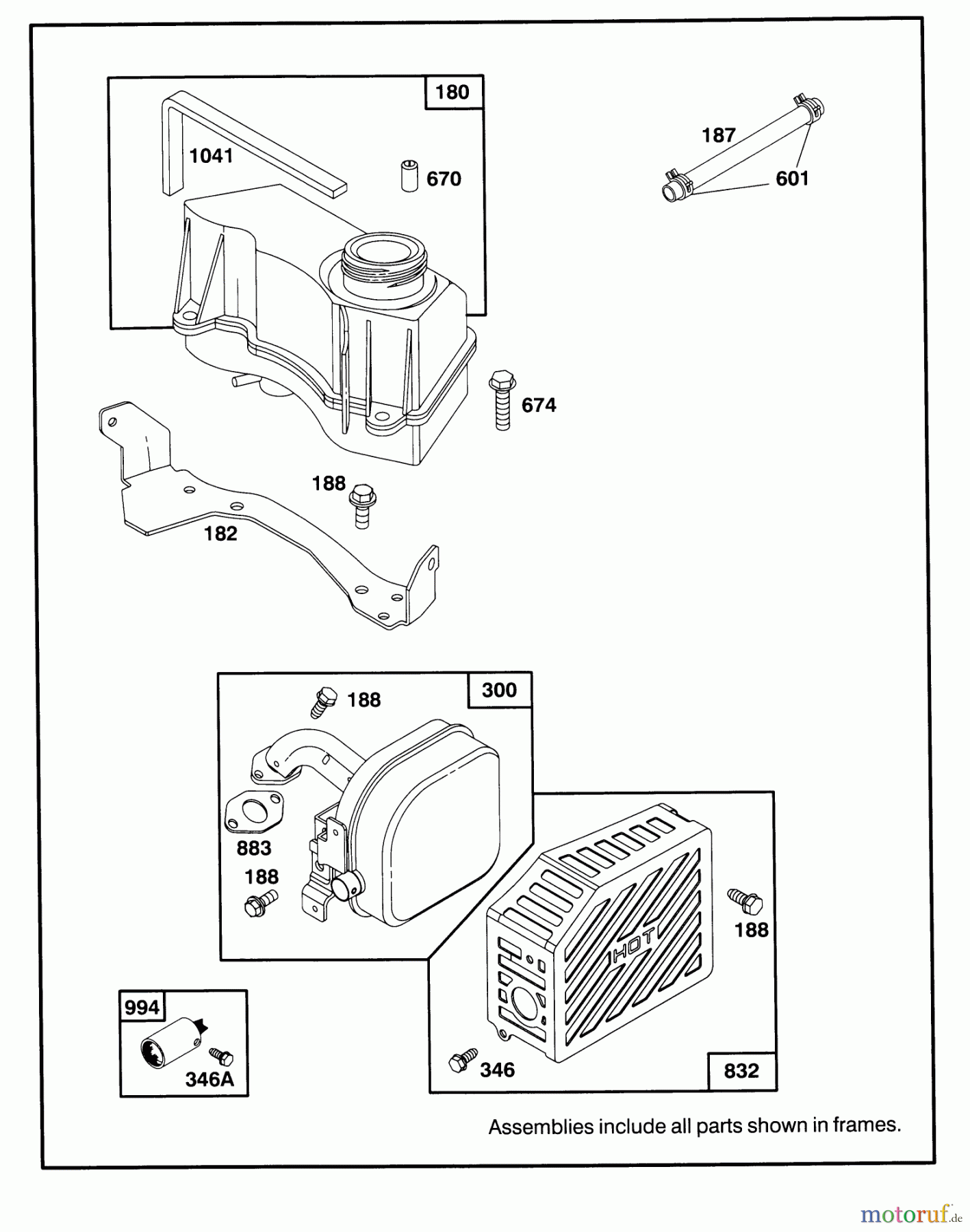  Toro Neu Mowers, Walk-Behind Seite 2 26631BC - Toro Lawnmower, 1995 (5900001-5999999) ENGINE GTS-150 #4