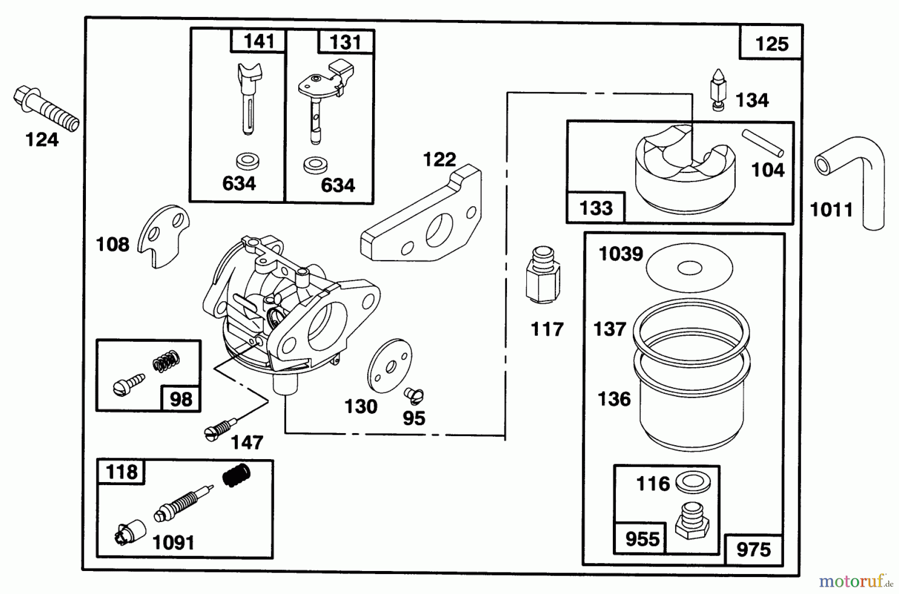  Toro Neu Mowers, Walk-Behind Seite 2 26636B - Toro Lawnmower, 1996 (6900001-6999999) ENGINE GTS-150 #3