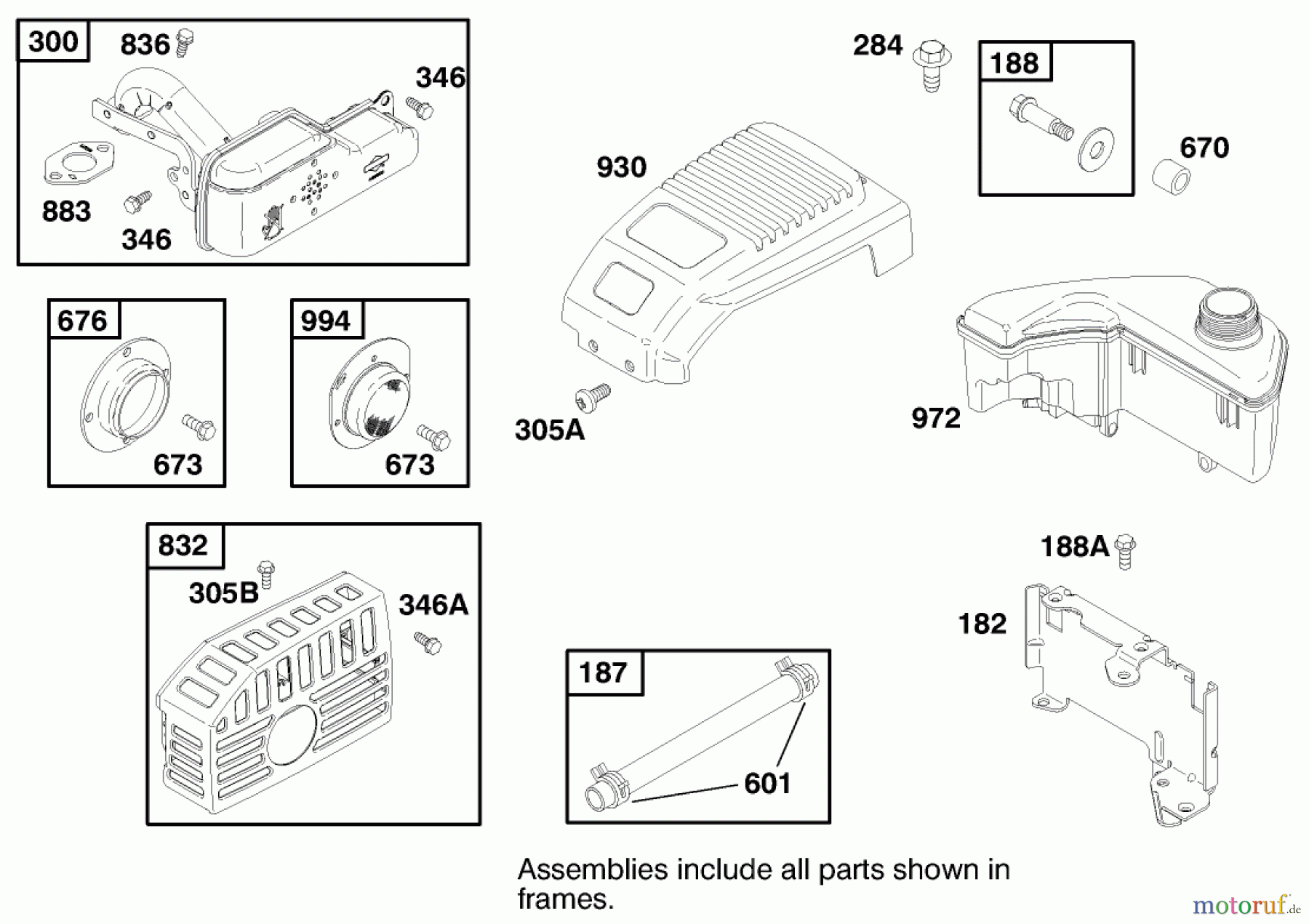 Toro Neu Mowers, Walk-Behind Seite 2 26638 - Toro Lawnmower, 2000 (200000001-200999999) ENGINE GTS-200 #6