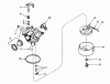 Toro 26651 - Lawnmower, 1989 (9000001-9999999) Ersatzteile CARBURETOR TECUMSEH NO. 632434