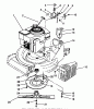 Toro 26651 - Lawnmower, 1989 (9000001-9999999) Ersatzteile ENGINE ASSEMBLY