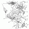 Toro 26651 - Lawnmower, 1989 (9000001-9999999) Ersatzteile HOUSING ASSEMBLY