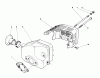 Toro 26680 - Lawnmower, 1990 (0000001-0999999) Ersatzteile MUFFLER ASSEMBLY (ENGINE NO. 47PK9)