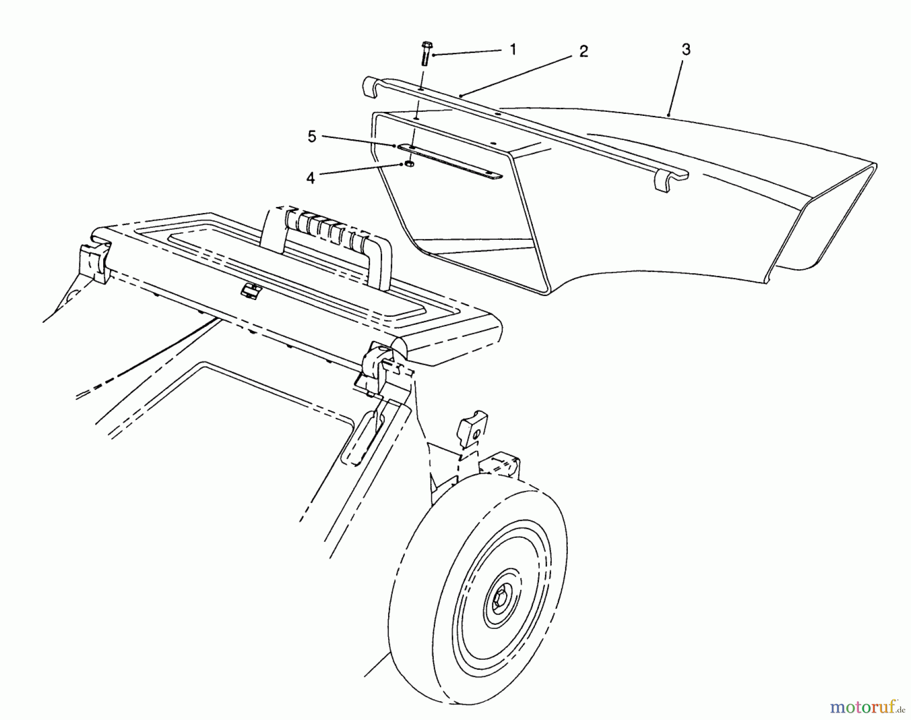  Toro Neu Mowers, Walk-Behind Seite 2 26683 - Toro Rear Bagger Mower, 1992 (2000001-2999999) SIDE DISCHARGE CHUTE MODEL NO. 59112 (OPTIONAL)