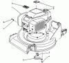 Toro 27501 - Lawnmower, 1992 (2000001-2999999) Ersatzteile ENGINE ASSEMBLY