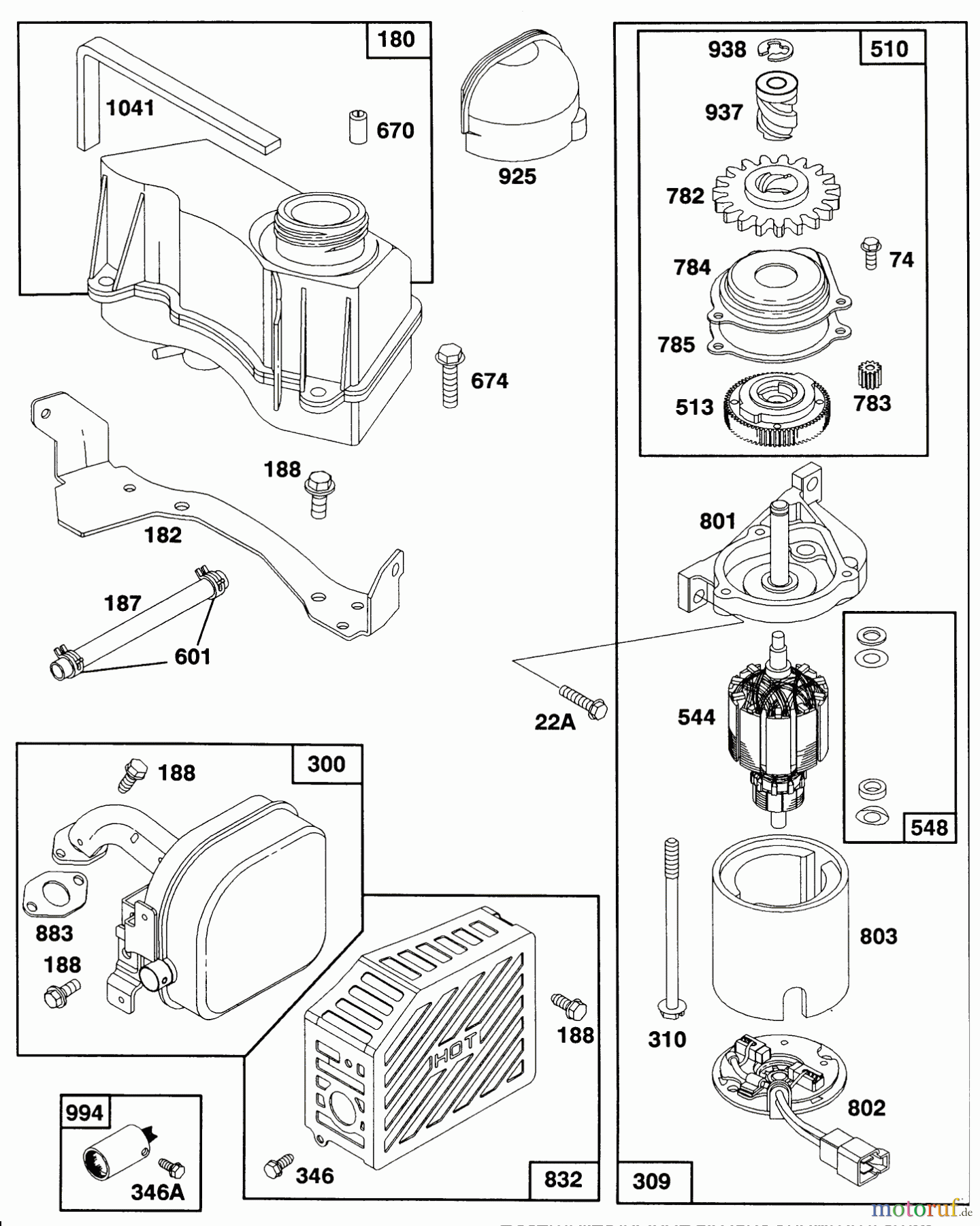  Toro Neu Mowers, Walk-Behind Seite 2 27502 - Toro Lawnmower, 1991 (1000001-1999999) ENGINE GTS-150 77-8990 #4