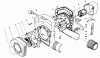 Toro 51575 (850) - 850 Super Blower, 1991 (1000001-1999999) Ersatzteile BLOWER ASSEMBLY