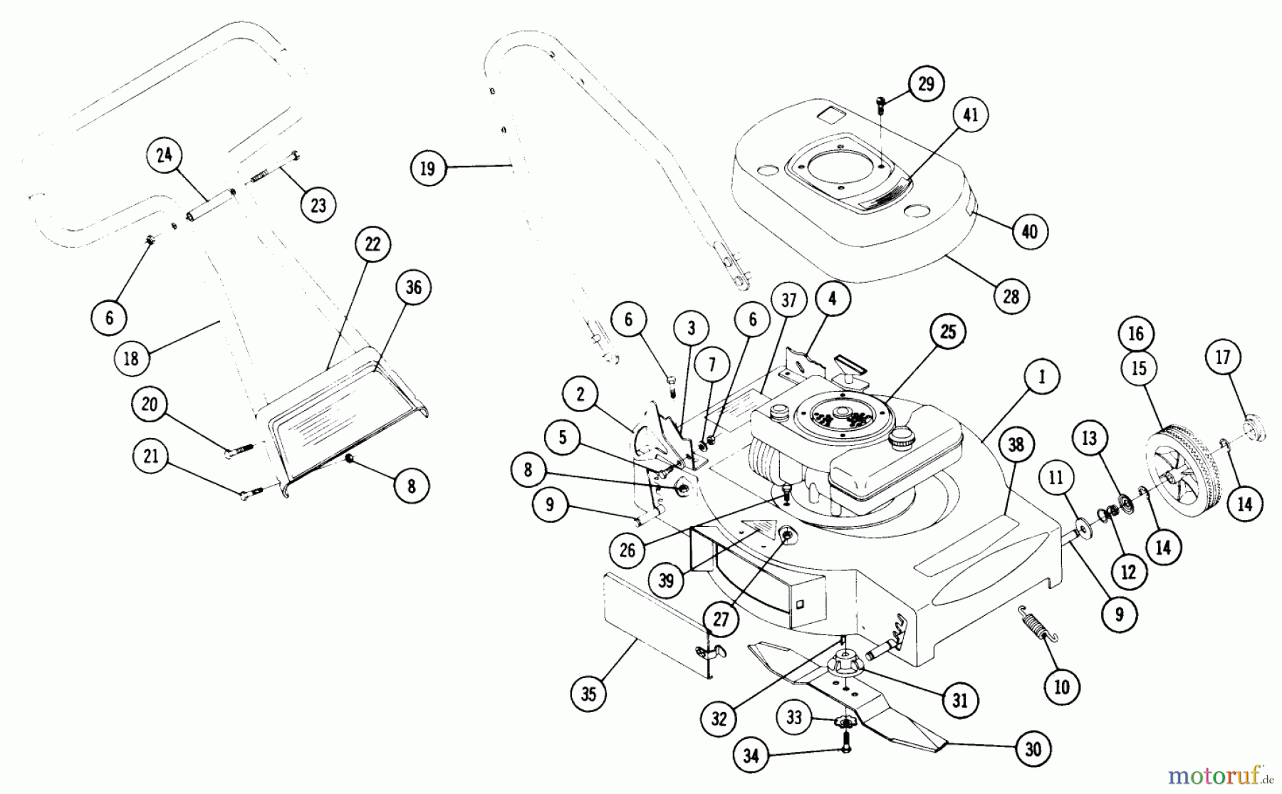  Toro Neu Mowers, Walk-Behind Seite 2 LS-1827 - Toro Challenger Mower, 1967 PARTS LIST FOR REO MOWER-CHALLENGER MODEL LS-1827