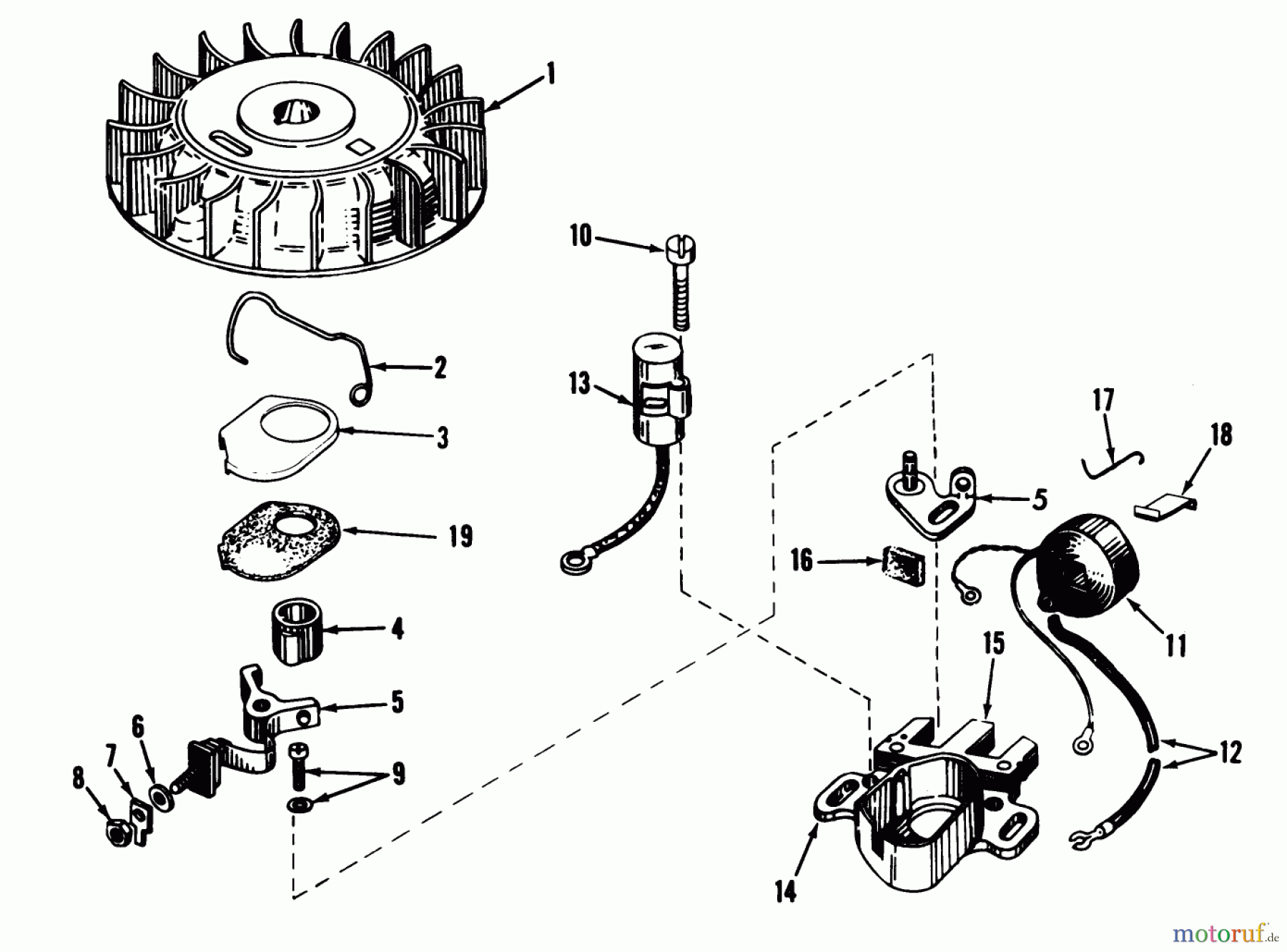  Toro Neu Mowers, Wide-Area Walk-Behind 23267 - Toro Lawnmower, 1978 (8000001-8999999) MAGNETO MODEL NO. 610689A