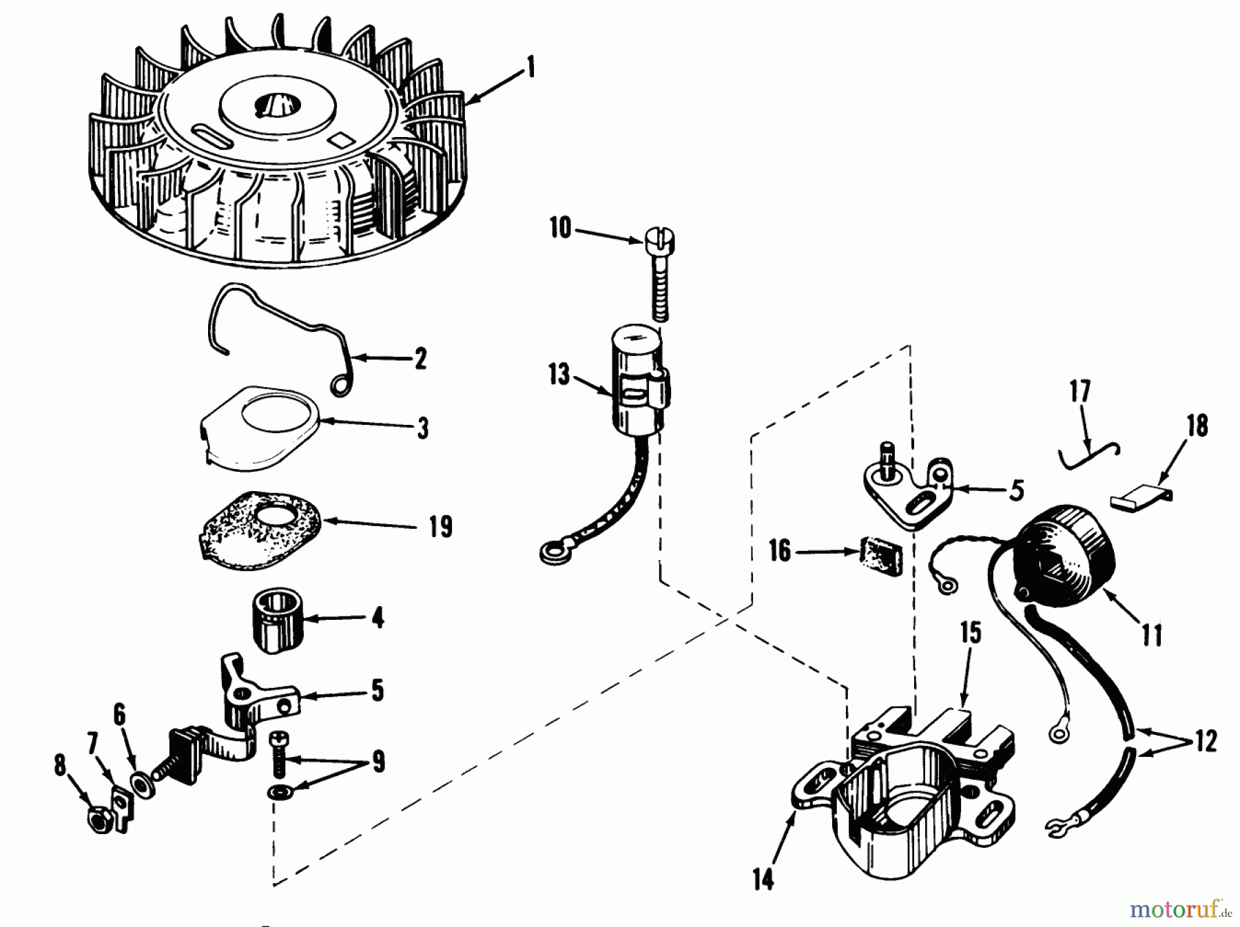  Toro Neu Mowers, Wide-Area Walk-Behind 23267 - Toro Lawnmower, 1979 (9000001-9999999) MAGNETO MODEL NO. 610689A