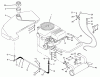 Toro 74021 (616-Z) - 616-Z Tractor, 1993 (39000001-39999999) Ersatzteile ENGINE & FUEL SYSTEM ASSEMBLY