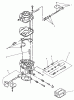 Toro 74101 (620-Z) - 620-Z Tractor, 1995 (590001-599999) Ersatzteile CARBURETOR COMPONENTS ASSEMBLY