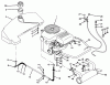 Toro 74041 (616-Z) - 616-Z Tractor, 1993 (39000001-39999999) Ersatzteile ENGINE & FUEL SYSTEM ASSEMBLY