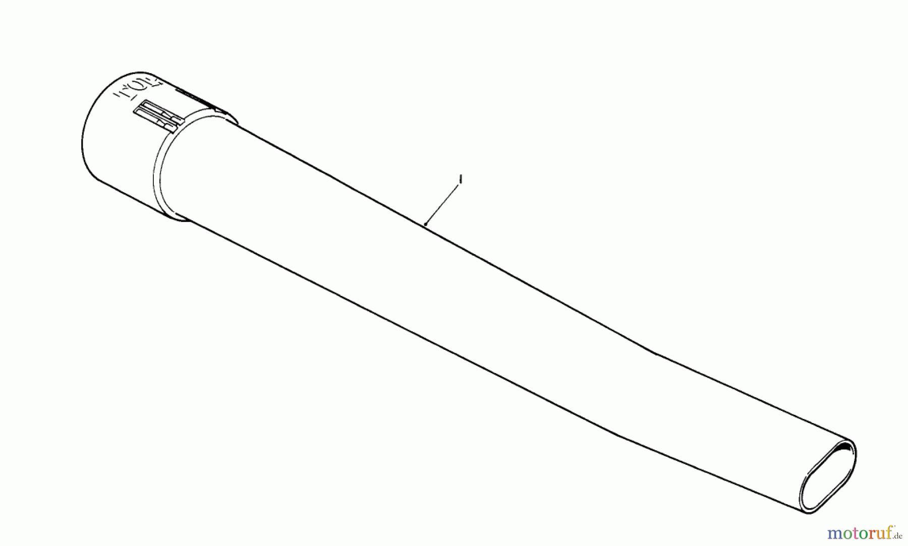 Toro Neu Blowers/Vacuums/Chippers/Shredders 51580 (300) - Toro 300 Clean Sweep, 1990 (0000001-0999999) BLOWER TUBE