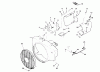 Toro 74140 (724-Z) - 724-Z Tractor, 1995 (590001-599999) Ersatzteile BLOWER HOUSING ASSEMBLY