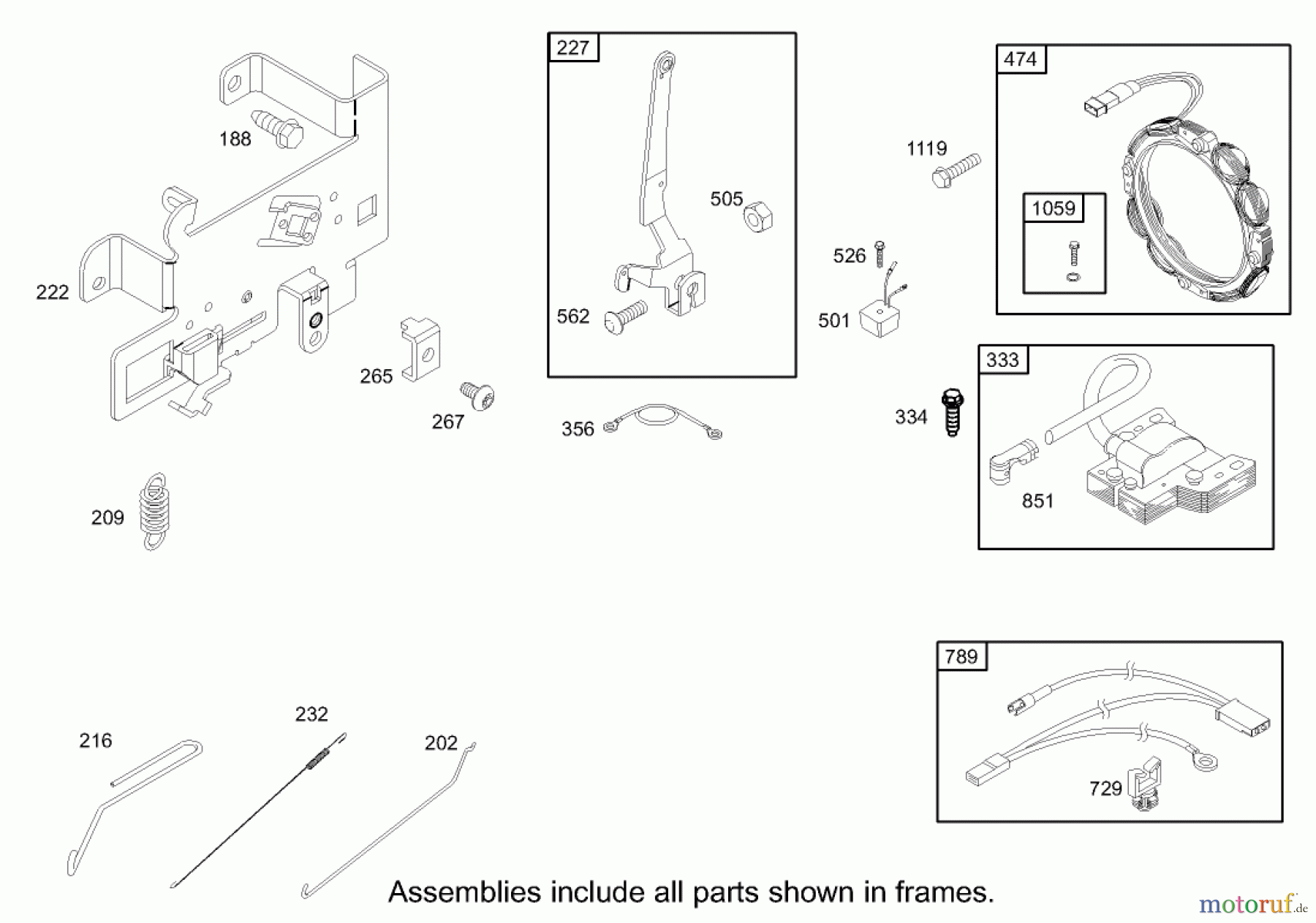  Toro Neu Mowers, Zero-Turn 74325 (16-42Z) - Toro 16-42Z TimeCutter Z Riding Mower, 2004 (240000001-240999999) GOVERNOR ASSEMBLY BRIGGS AND STRATTON 286H77-0165-E1