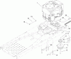 Toro 74372 (Z5020) - TimeCutter Z5020 Riding Mower, 2007 (270000001-270999999) Ersatzteile ENGINE AND CLUTCH ASSEMBLY