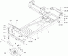 Toro 74372 (Z5020) - TimeCutter Z5020 Riding Mower, 2007 (270000001-270999999) Ersatzteile FRAME ASSEMBLY