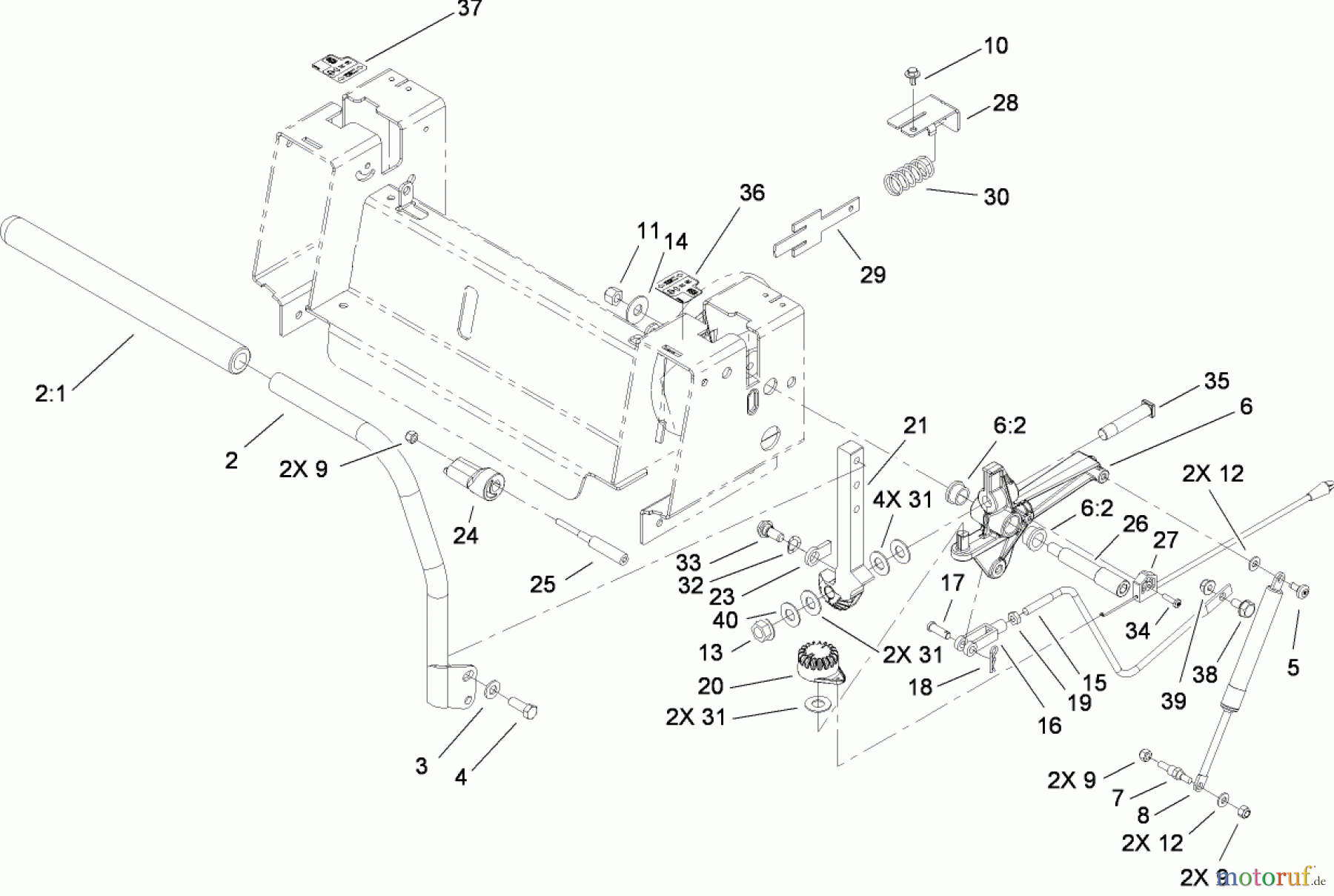  Toro Neu Mowers, Zero-Turn 74374 (Z5040) - Toro TimeCutter Z5040 Riding Mower, 2008 (280000001-280999999) CONTROL ASSEMBLY