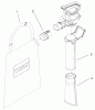 Toro 51589 - Quiet Blower Vac, 1999 (99100001-99499999) Ersatzteile TUBE AND BAG ASSEMBLY