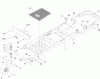 Toro 74390 (ZS 4200TF) - TimeCutter ZS 4200TF Riding Mower, 2012 (SN 312000001-312999999) Ersatzteile MAIN FRAME AND FRONT AXLE ASSEMBLY