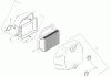 Toro 74391 (Z5000) - TimeCutter Z5000 Riding Mower, 2007 (270000001-270999999) Ersatzteile AIR INTAKE AND FILTRATION ASSEMBLY KOHLER SV610S-0022