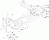 Toro 74399 (Z5020) - TimeCutter Z5020 Riding Mower, 2007 (270000001-270999999) Ersatzteile FRAME ASSEMBLY