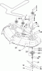 Toro 74399 (Z5020) - TimeCutter Z5020 Riding Mower, 2008 (280000001-280999999) Ersatzteile 50 INCH DECK SPINDLE AND BELT DRIVE ASSEMBLY