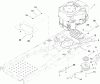 Toro 74399 (Z5020) - TimeCutter Z5020 Riding Mower, 2008 (280000001-280999999) Ersatzteile ENGINE AND CLUTCH ASSEMBLY