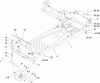 Toro 74399 (Z5020) - TimeCutter Z5020 Riding Mower, 2008 (280000001-280999999) Ersatzteile FRAME ASSEMBLY