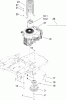 Toro 74407 (ZX525) - TimeCutter ZX525 Riding Mower, 2006 (260000001-260999999) Ersatzteile ENGINE AND CLUTCH ASSEMBLY
