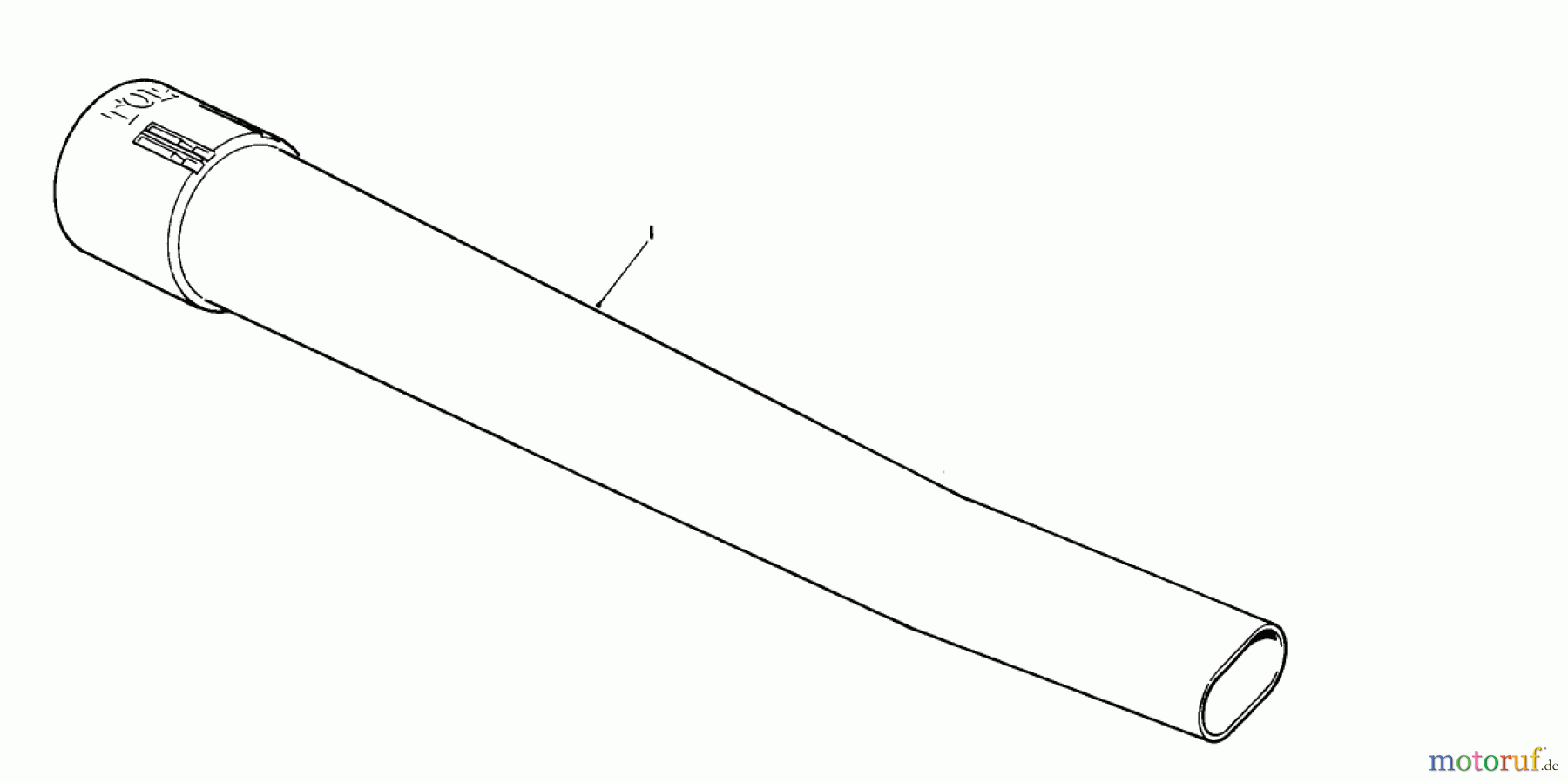  Toro Neu Blowers/Vacuums/Chippers/Shredders 51790 - Toro Mini Blower, With Battery Pack, 1990 (0000001-0999999) BLOWER TUBE