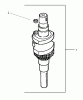Toro 74601 (17K-44ZX) - 17K-44ZX TimeCutter ZX Riding Mower, 2003 (230000001-230999999) Ersatzteile CRANKSHAFT ASSEMBLY KOHLER CV 490S-27503